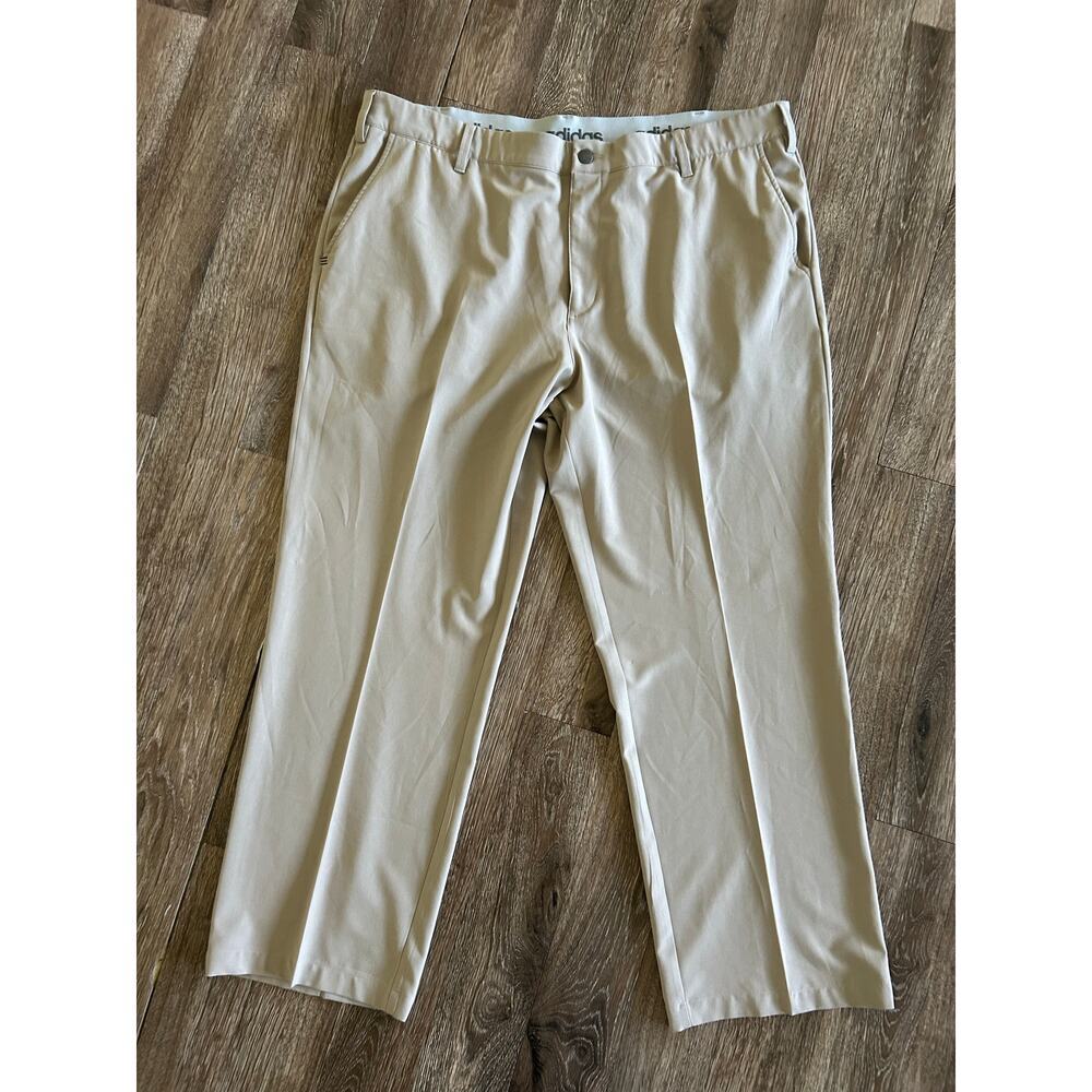 Adidas Performance Golf-Style Dress Pants - Stretchy Khaki. Size 42/30​